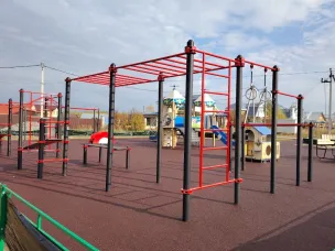 В р.п. Гремячево городского округа город Кулебаки обустроена новая детская площадка